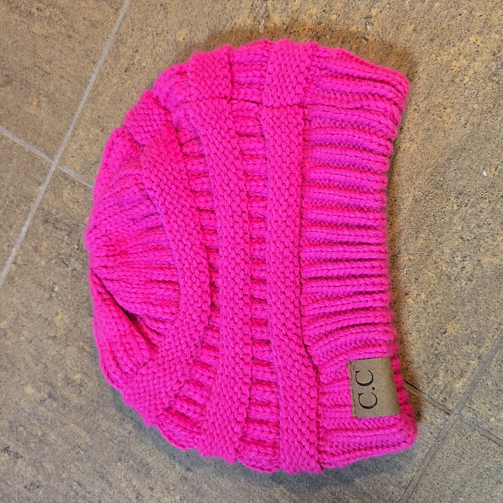 CC Knit acrylic hat